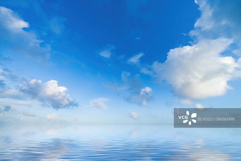 三亚海棠区海棠湾海景蓝天白云风景图片素材