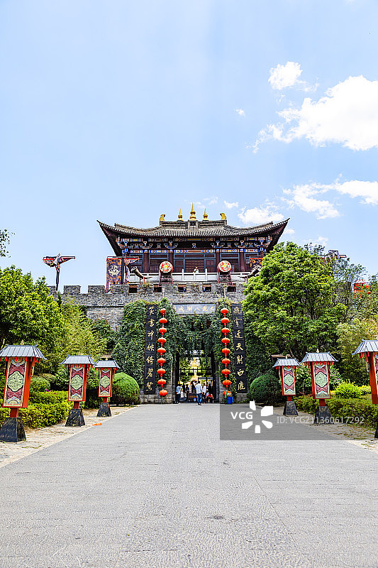 云南大理天龙八部影视城图片素材