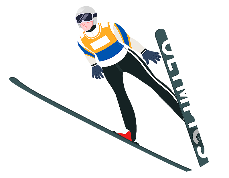 冬季运动项目跳台滑雪图片素材