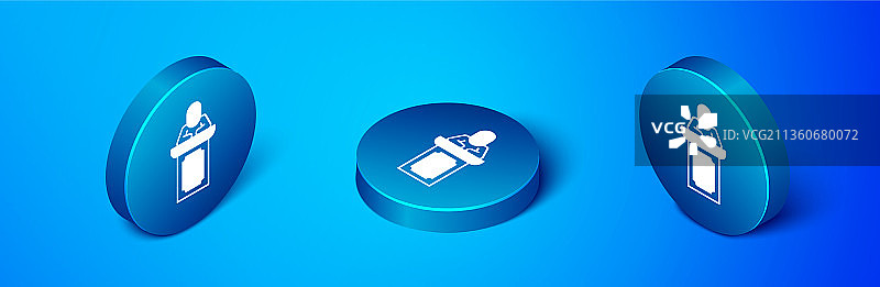 2.5D拍卖师拍卖图标图片素材