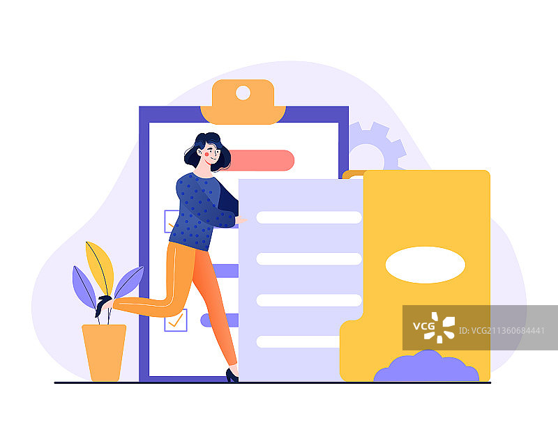 记录管理概念图片素材