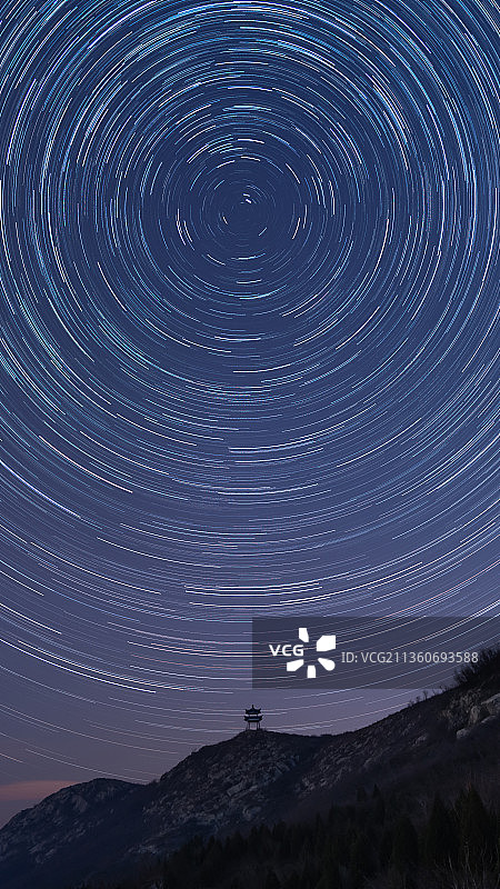 古亭星空图片素材