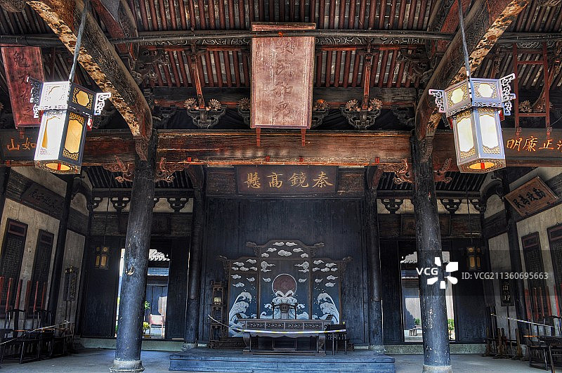 浙江义乌东阳卢宅图片素材