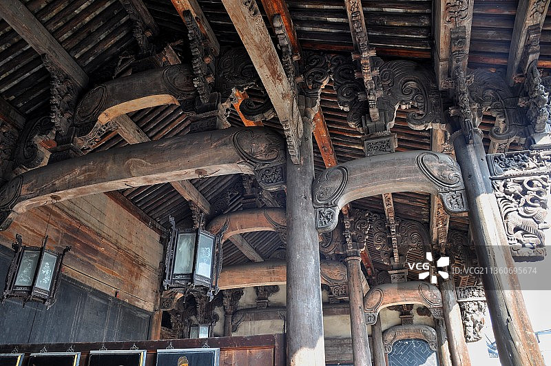 浙江义乌东阳卢宅图片素材