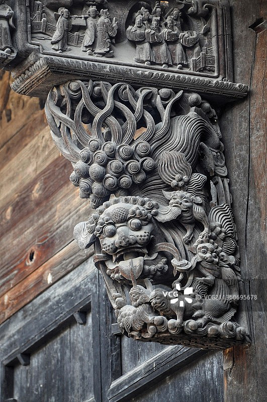 浙江义乌东阳卢宅图片素材