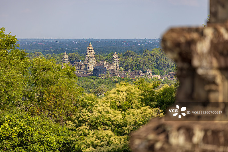 柬埔寨暹粒巴肯山图片素材