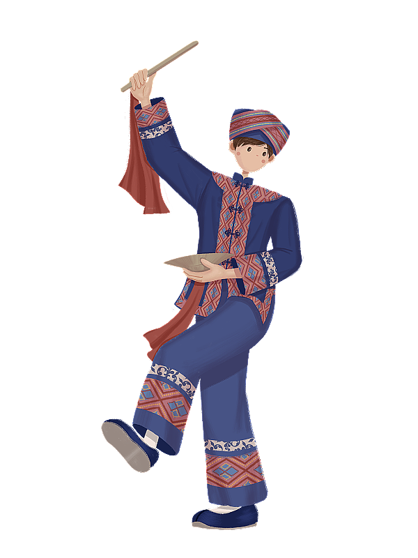 土家族少年图片素材