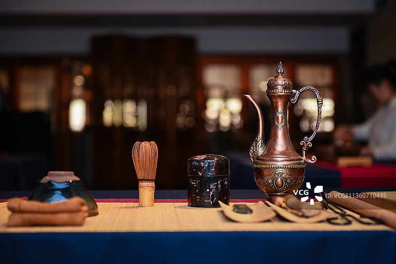 宋代点茶图片素材