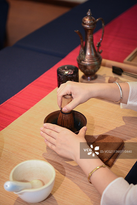 宋代点茶图片素材