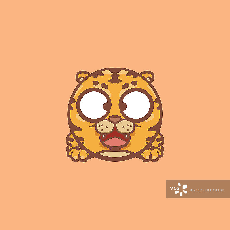 卡通十二生肖虎图片素材