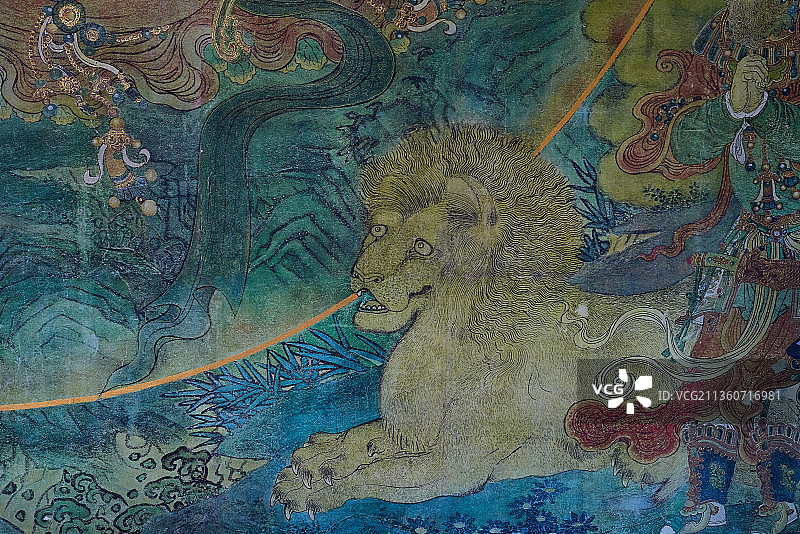 法海寺壁画·明代·北京法海寺 8图片素材