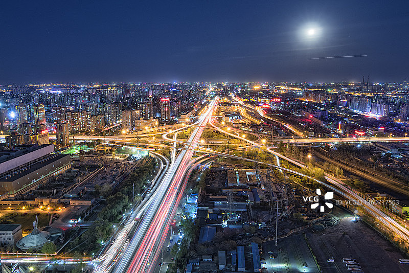 北京四惠桥图片素材