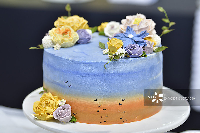 艺术蛋糕局部图片素材