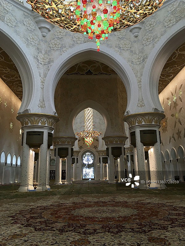 扎耶德清真寺内部图片素材