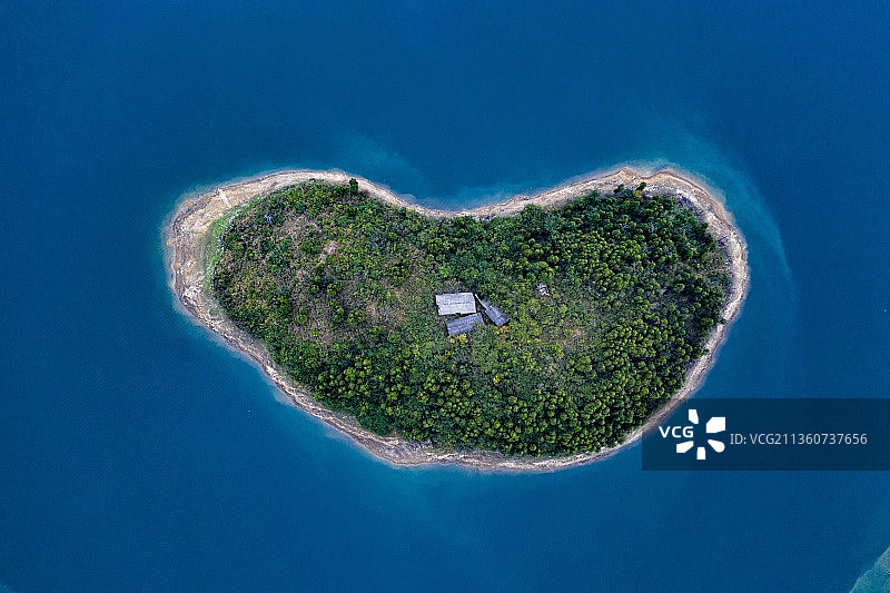 湖心岛图片素材