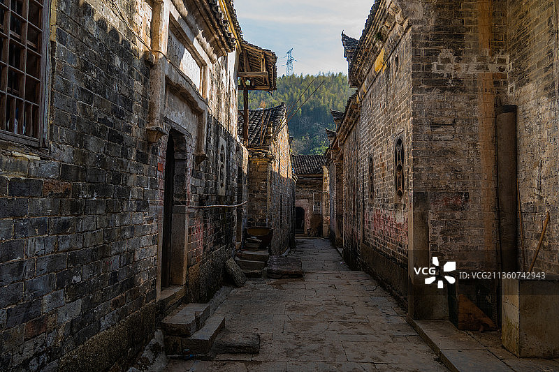 湖北咸宁刘家桥古村落图片素材