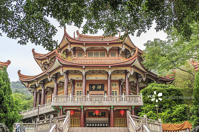 厦门南普陀寺禅堂古建筑图片素材
