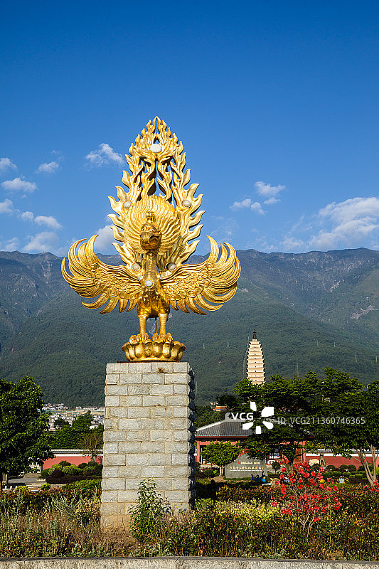 云南大理崇圣寺图片素材