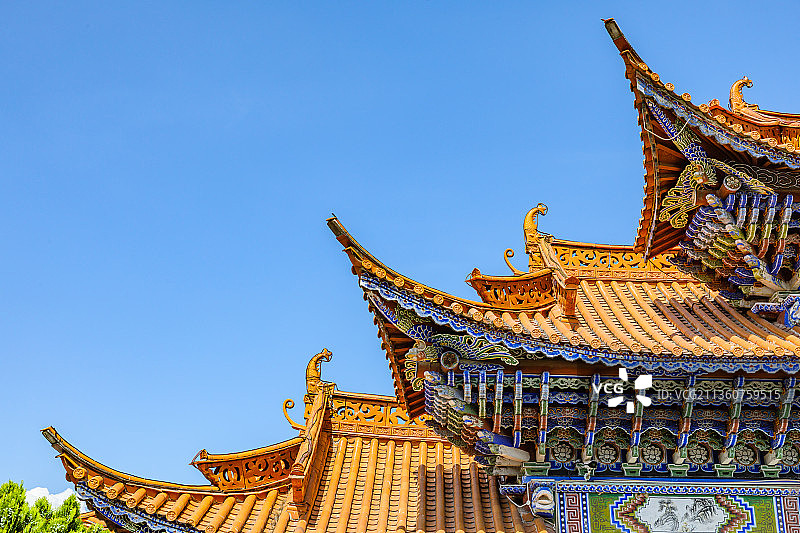 云南大理观音塘图片素材