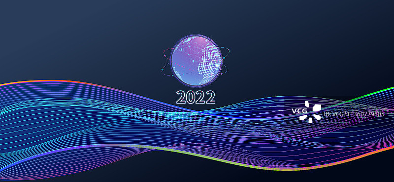 2022元宇宙网络世界的插画图片素材