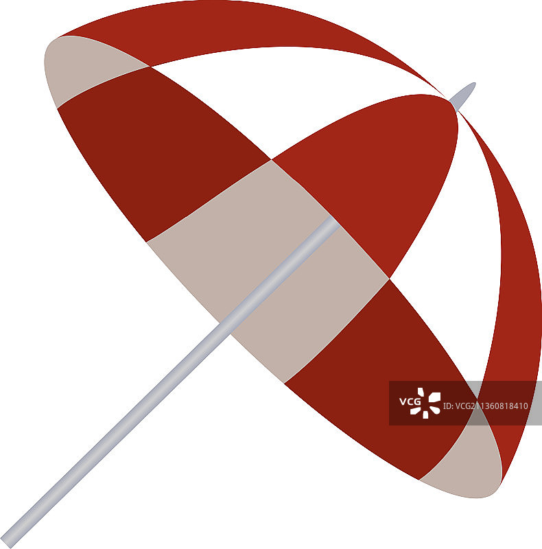 海滩遮阳伞图标图片素材