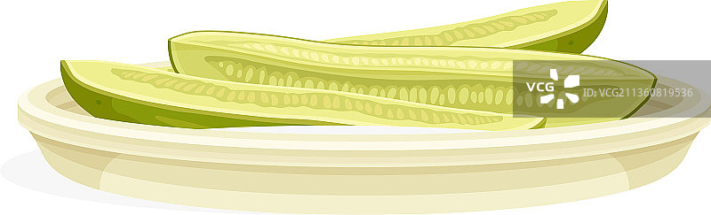 自制腌黄瓜或小黄瓜图片素材