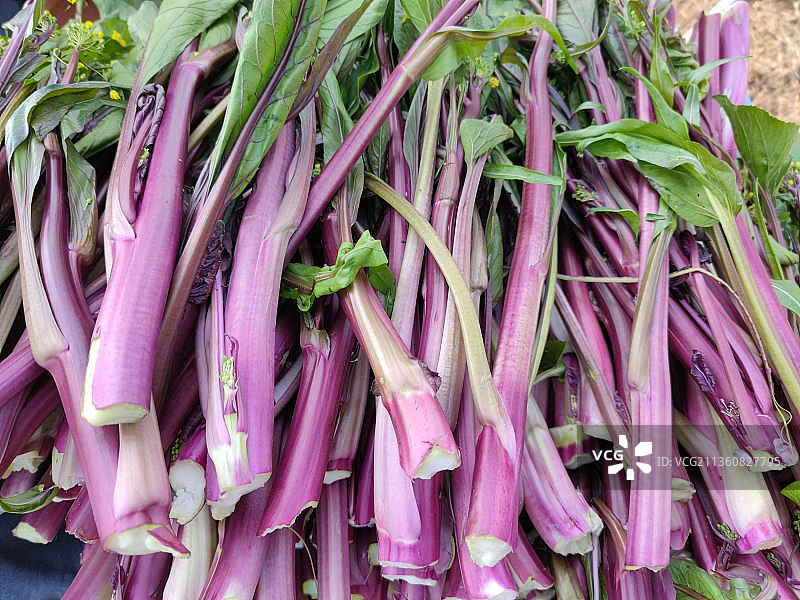 湖北美食，红菜苔图片素材