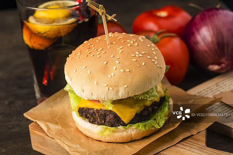 牛肉汉堡图片素材