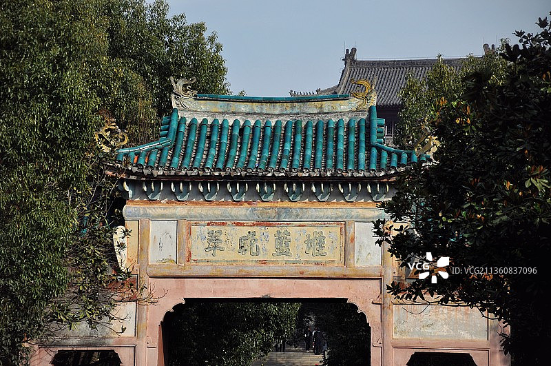 湖北宜昌当阳玉泉寺图片素材
