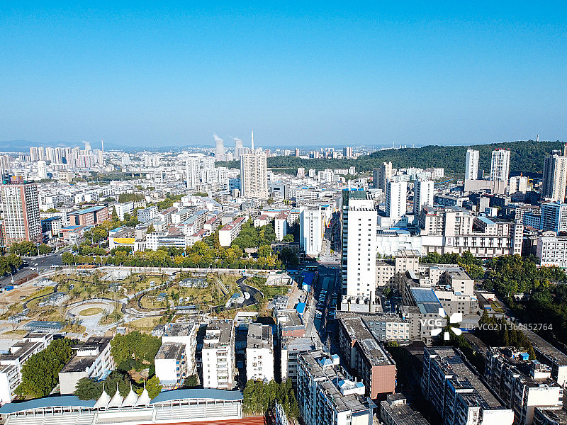 荆门 东宝区 象山大道 龙泉公园 人民医院图片素材