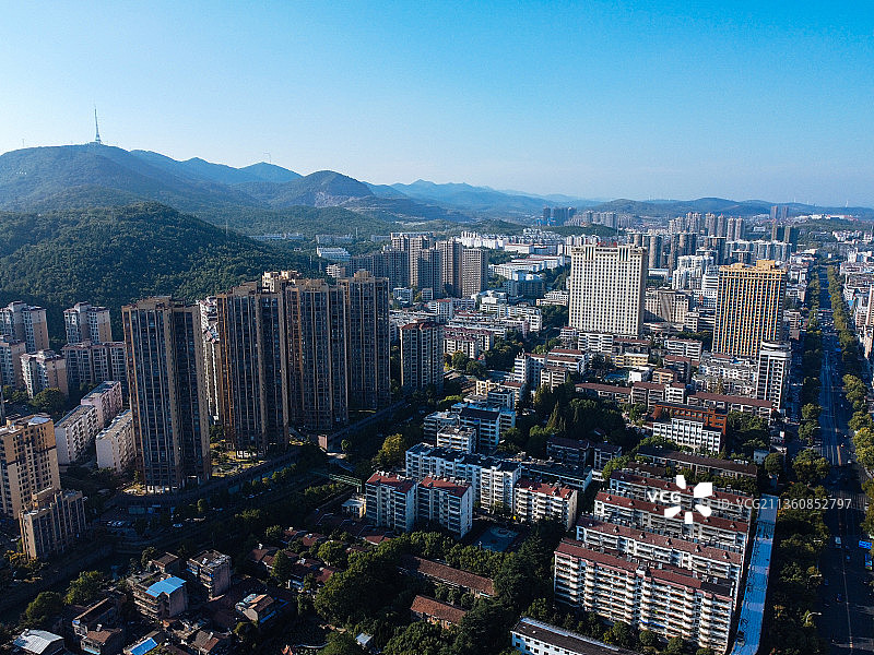 荆门 东宝区 象山大道 龙泉公园 人民医院图片素材