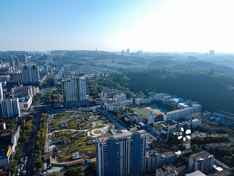 荆门 东宝区 象山大道 龙泉公园 人民医院图片素材