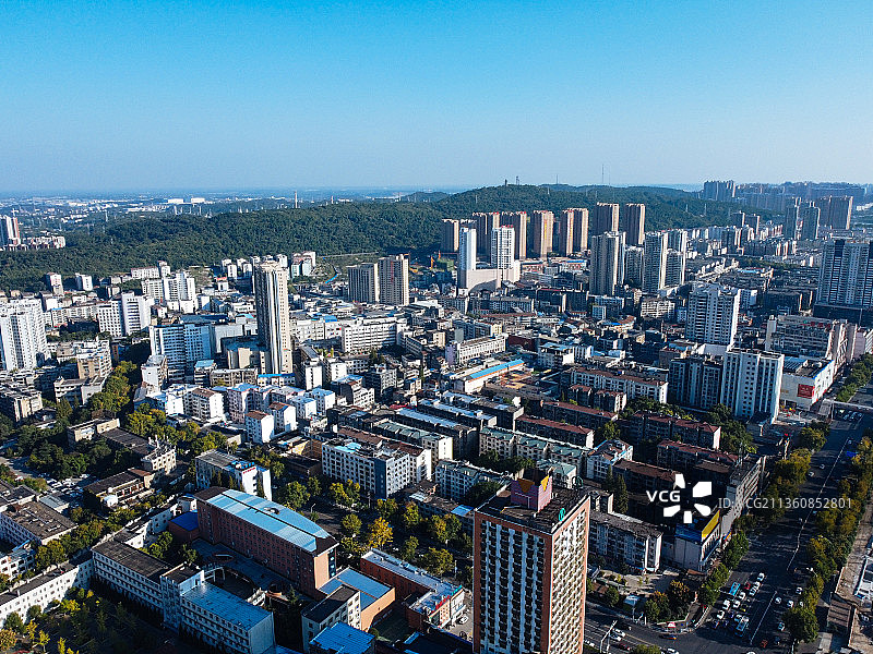 荆门 东宝区 象山大道 龙泉公园 人民医院图片素材