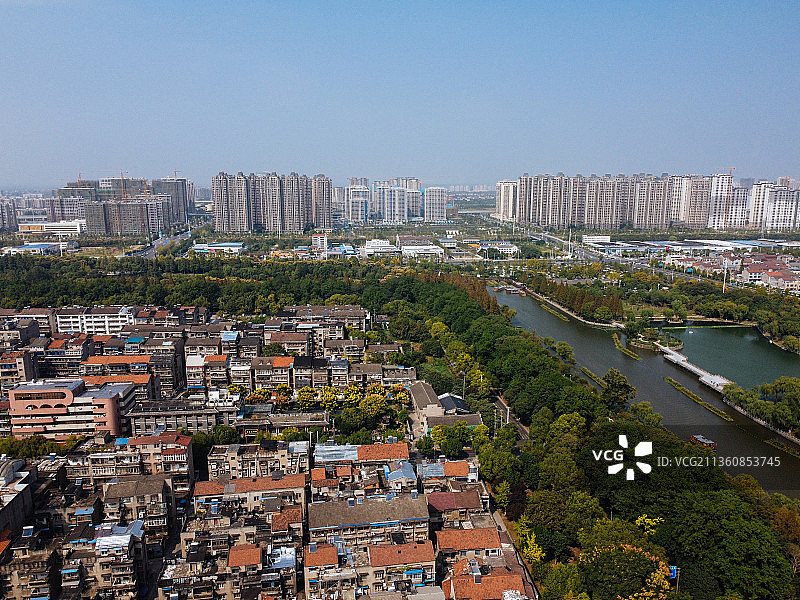 荆州市 荆州区 东环路 北京西路 万达广场 荆州古城墙  关图片素材