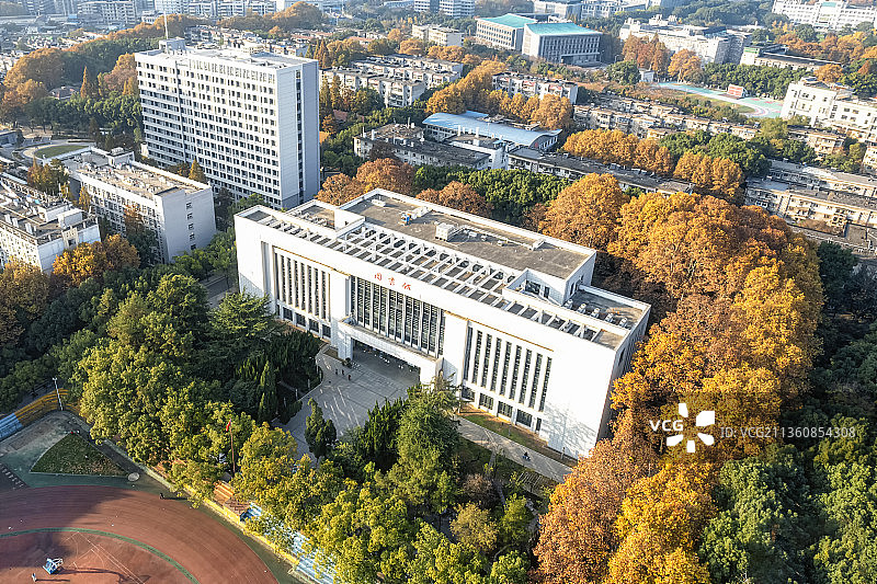 武汉大学信息学部图书馆图片素材