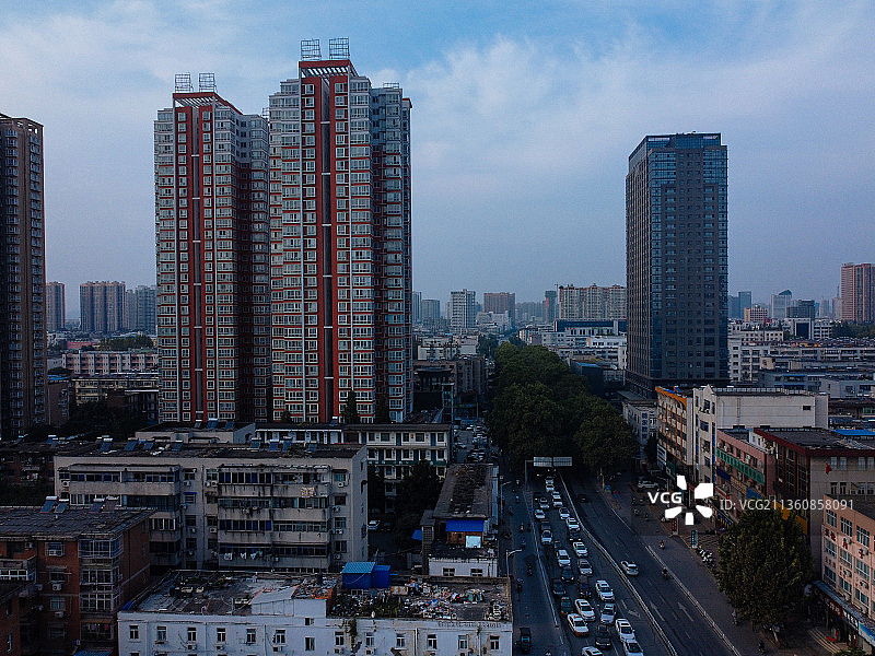 南阳 卧龙区 卧龙大桥 文化路 白象湾 白河图片素材