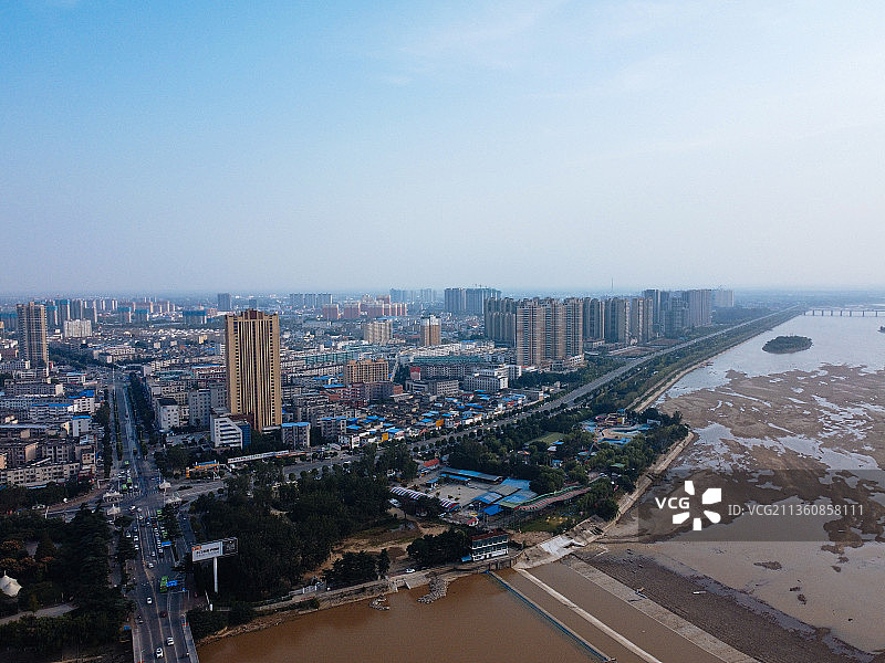 南阳 卧龙区 卧龙大桥 文化路 白象湾 白河图片素材