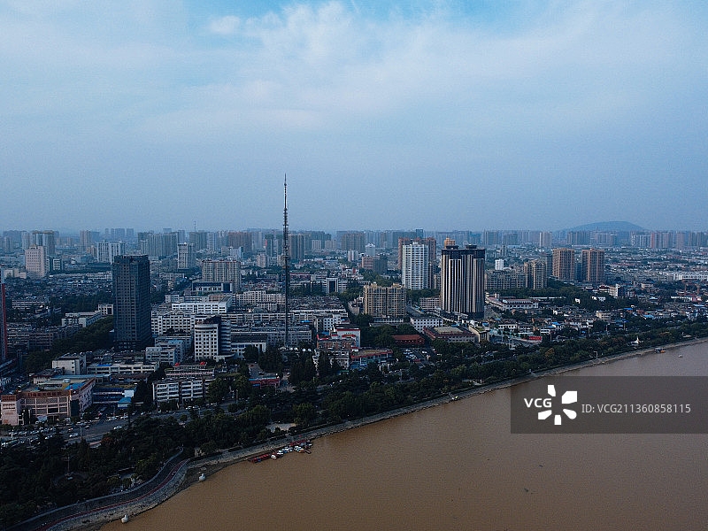 南阳 卧龙区 卧龙大桥 文化路 白象湾 白河图片素材