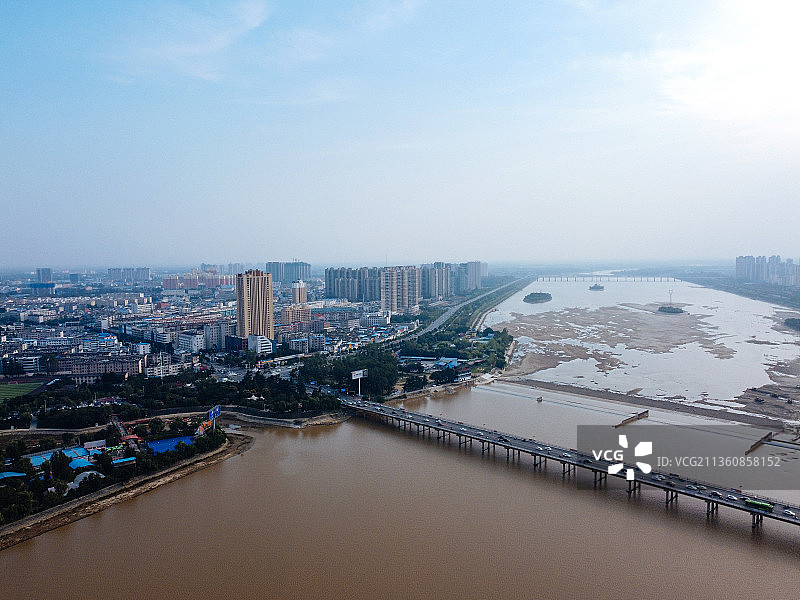 南阳 卧龙区 卧龙大桥 文化路 白象湾 白河图片素材