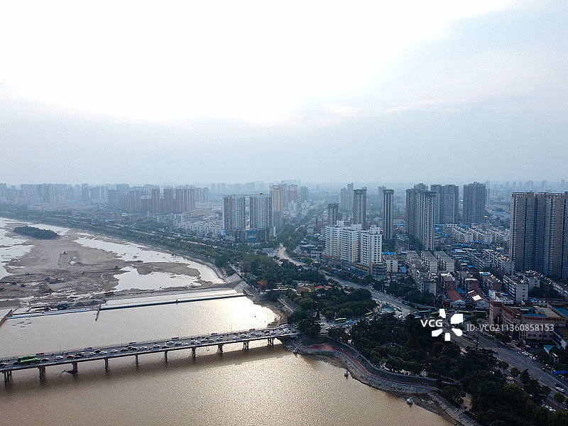 南阳 卧龙区 卧龙大桥 文化路 白象湾 白河图片素材