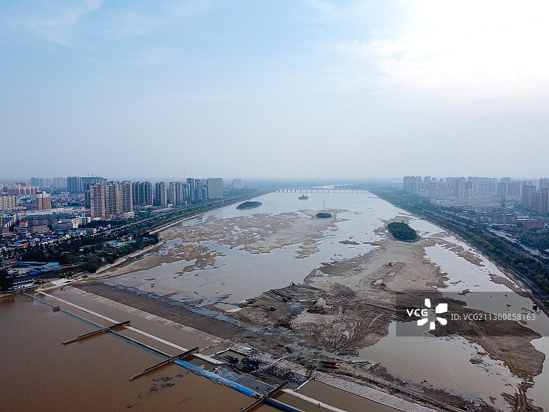 南阳 卧龙区 卧龙大桥 文化路 白象湾 白河图片素材
