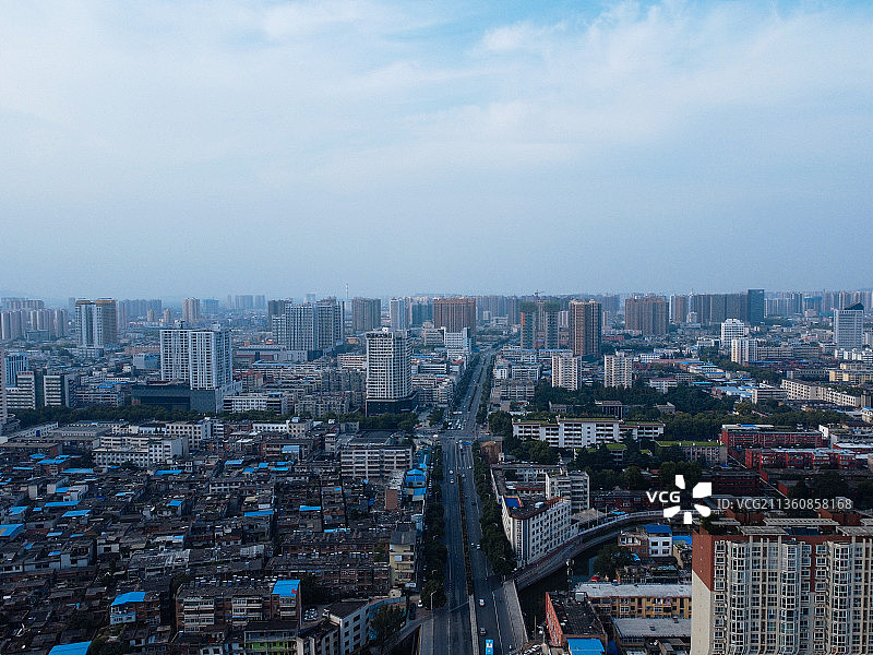 南阳 卧龙区 卧龙大桥 文化路 白象湾 白河图片素材