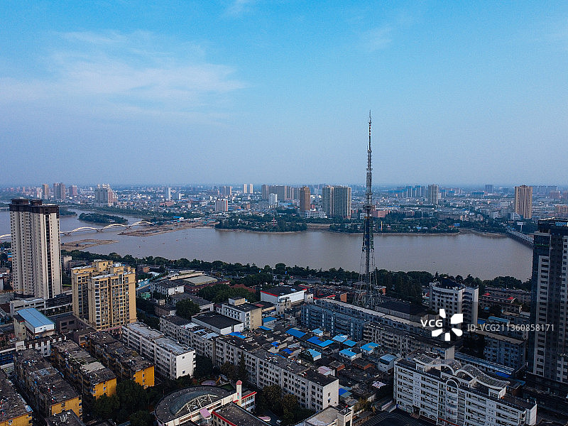 南阳 卧龙区 卧龙大桥 文化路 白象湾 白河图片素材