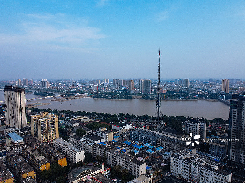 南阳 卧龙区 卧龙大桥 文化路 白象湾 白河图片素材