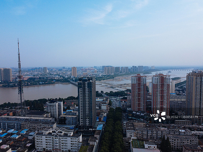 南阳 卧龙区 卧龙大桥 文化路 白象湾 白河图片素材