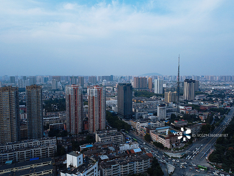 南阳 卧龙区 卧龙大桥 文化路 白象湾 白河图片素材