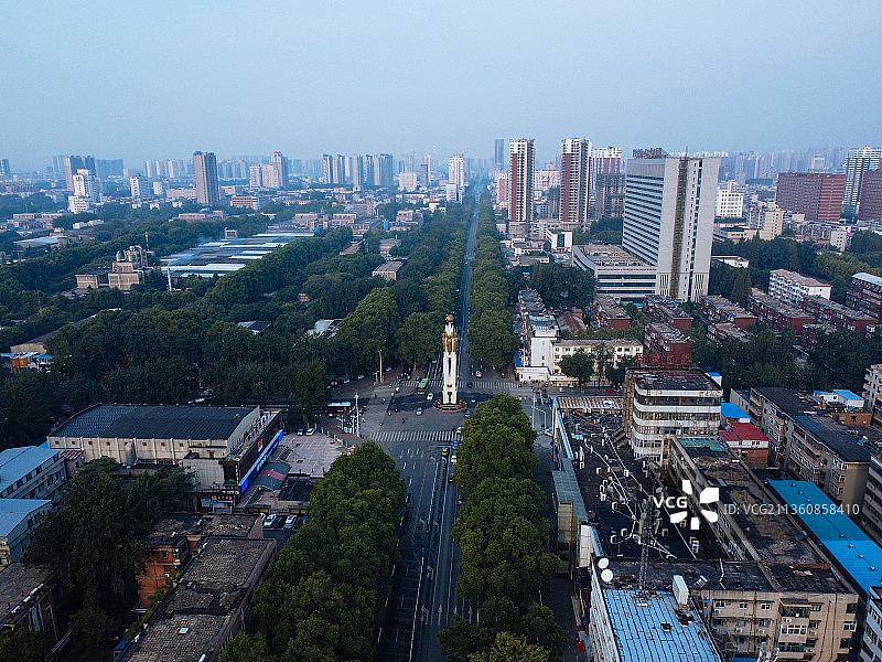 平顶山 卫东区 建设路 人民商场 万达广场 中心医院图片素材