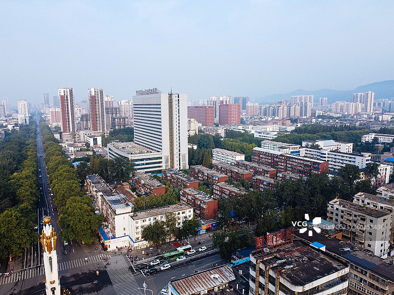平顶山 卫东区 建设路 人民商场 万达广场 中心医院图片素材