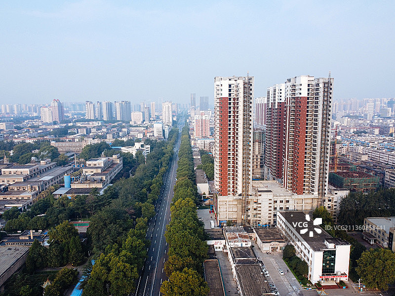 平顶山 卫东区 建设路 人民商场 万达广场 中心医院图片素材