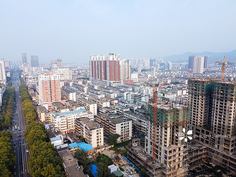 平顶山 卫东区 建设路 人民商场 万达广场 中心医院图片素材